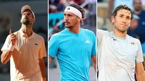French Open odds update: Zverev biggest gainer after Djokovic's exit; Ruud's chances fade
