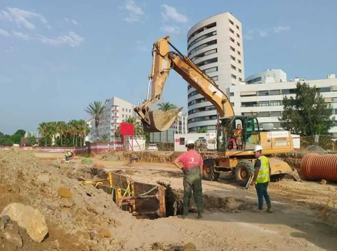 El Ensanche Sur continúa con la ejecución de las infraestructuras de urbanización tras décadas de bloqueo