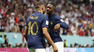 Why was Mbappe only ranked second in the France-Morocco match?