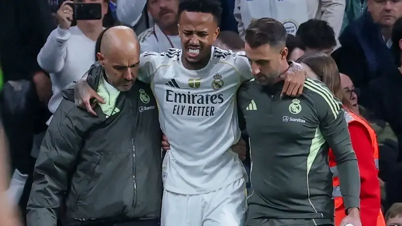 Real Madrid have delivered two bombshells: Eder Militao’s season is also over.