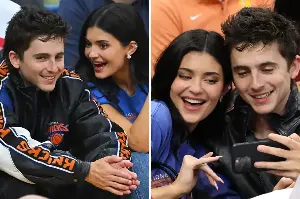 Kylie Jenner and Timothée Chalamet travel to Cleveland to see Knicks win Finals berth!