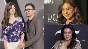Kajol and Juhi Chawla team up against Aamir Khan at Lagaan event, tease him:‘He has a great taste in women’