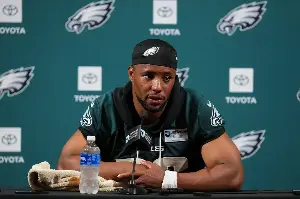 Saquon Barkley makes Philadelphia sales pitch to LeBron James