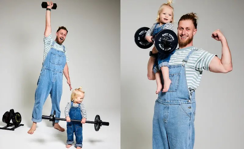 Fit Family: 'De hele dag met zo'n klein ventje is soms pomperzwaar'