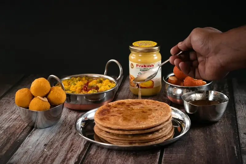 Paratha made from paratha premix
