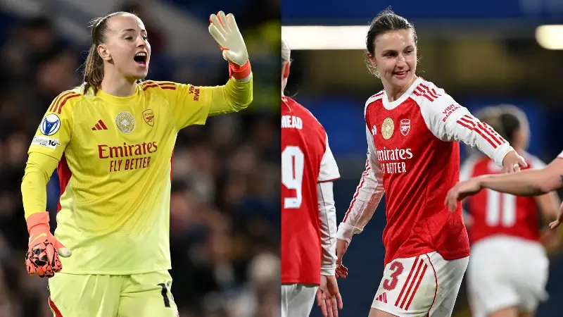 Calificaciones de las jugadoras del Arsenal frente al Chelsea: ¡Sin Leah Williamson, no hay problema! Lotte Wubben-Moy vuelve a brillar, mientras que Daphne van Domselaar realiza paradas espectaculares y las Gunners mantienen vivas sus opciones de revalidar el título de la Liga de Campeones
