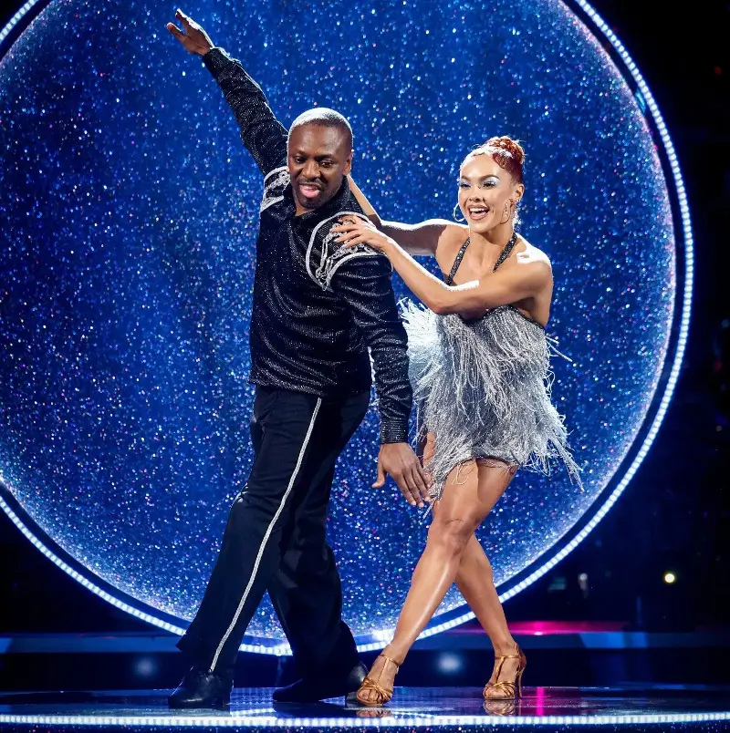 Shaun Wright-Phillips and Alexis Warr are the bottom of the leaderboard this week with just 17 points - Guy Levy/BBC