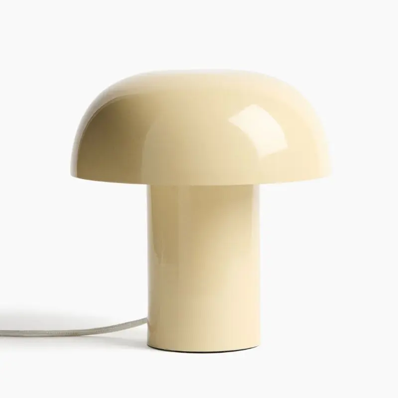 butter yellow table lamp
