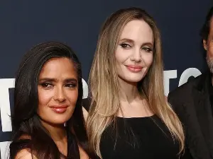 Angelina Jolie teams up with the wife of the Gucci owner on a new film project.