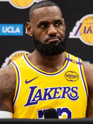 Los Angeles Lakers' LeBron James feels his age