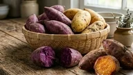 Are purple sweet potatoes or regular sweet potatoes healthier?