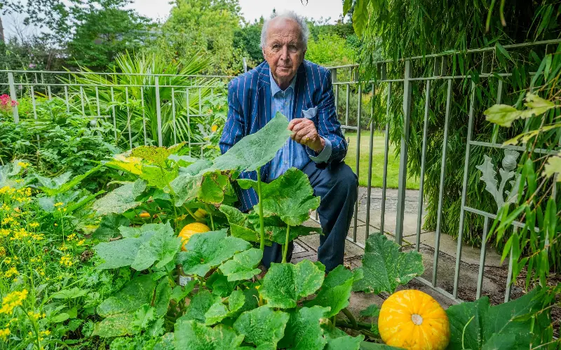 McCall Smith’s new vegetable patch is for growing root vegetables, like squash, and salad leaves - Chris Watt