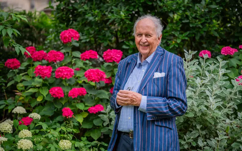 Sir Alexander McCall Smith finds plenty of peace and quiet in his beloved garden - Chris Watt