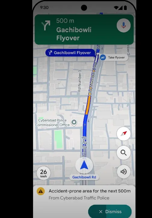 Google Maps will now issue prior warnings for accident-prone zones, helping drivers plan safer routes.