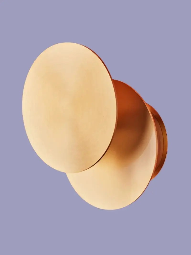 Pooky Lighting, Franz Rechargeable Wall Light in Antique Brass