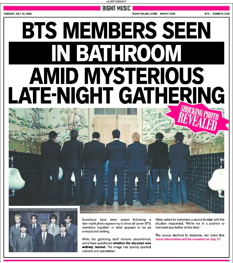 BTS' Normal ad. 