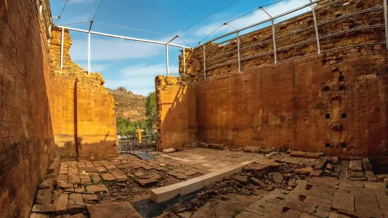 The ruins of the Temple of Yeha in Ethiopia.