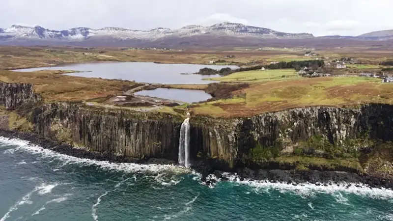 'Fairy Glen' hills in Scotland's Isle of Skye