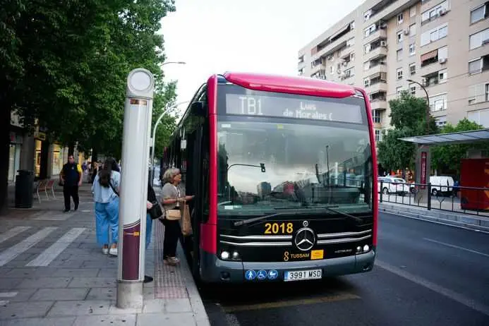 El tranvibús llega al Duque con nueve nuevas paradas y cambios en varias líneas de Tussam