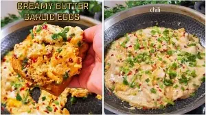 Boiled meets scrambled: Try this high-protein creamy butter garlic eggs recipe for breakfast