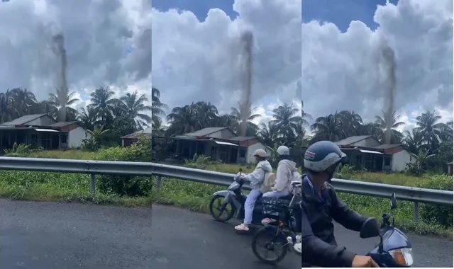 An unusual well, over 10 years old, suddenly gushed water up to a height of over 15 meters - Photo 1.