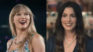 Anne Hathaway Got Real About Why This Chapter Of Her Career Is Like Her 'Eras Tour,' And I Didn't See That 'Blank Space' Comment Coming