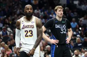 NBA: Cooper Flagg pours in 45 as Mavs hold off hurting Lakers