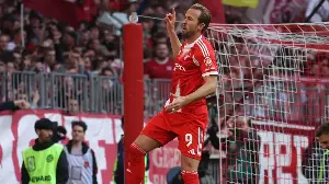 Another trophy for Harry Kane! Bayern Munich retain Bundesliga title with FOUR games to spare after beating Stuttgart in six-goal thriller
