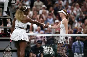 Serena Williams loses to Maya Joint at Wimbledon in first singles match in nearly four years