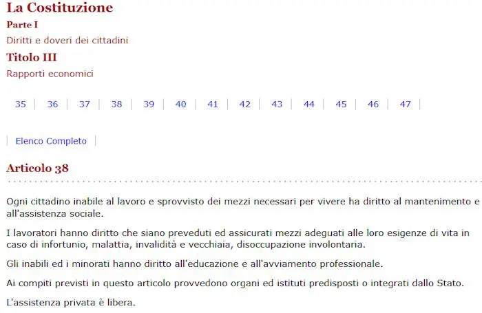 articolo38 costituzione