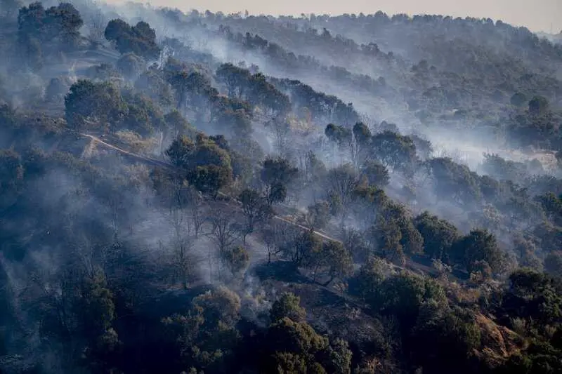 La C.Madrid reparte 55.000 kilos de comida y 50.000 litros de agua para la fauna afectada por el incendio Sierra Oeste
