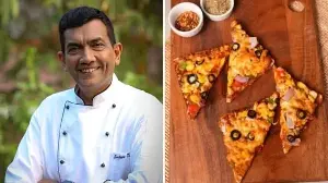 Craving pizza but only have regular bread slices in the kitchen? Chef Sanjeev Kapoor shares easy bread pizza recipe