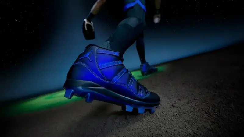 Jordan 11 Space Jam cleat
