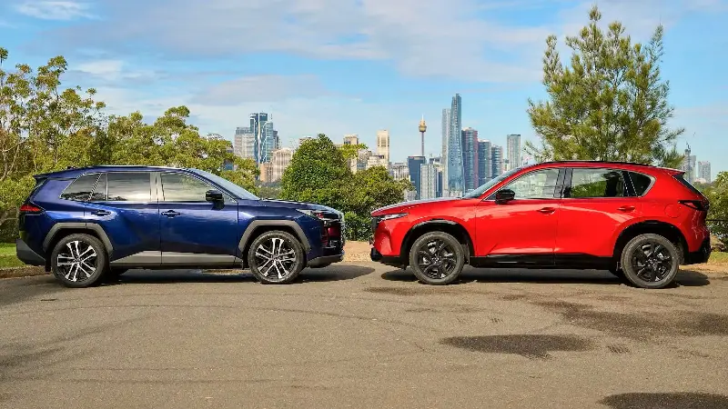 Toyota RAV4 and Mazda CX 5.jpg