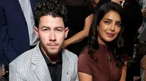 Priyanka Chopra at 44 serves demure glam in a chocolate brown dress for date night with Nick Jonas at LA event: Pics