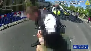Moment officers Taser and arrest suspect in Golders Green stabbing as Met Police release update
