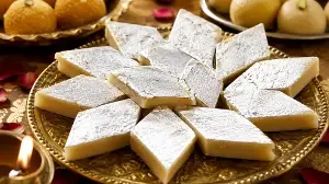 Why do Indian sweets have silver layer on top?