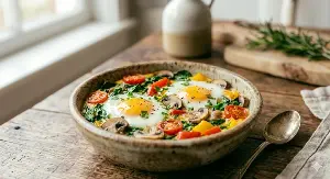 Add this to your eggs: It helps you feel full longer, aids digestion, and stabilizes blood sugar.