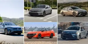 5 fuel-efficient C-segment sedans that aren't hybrids.