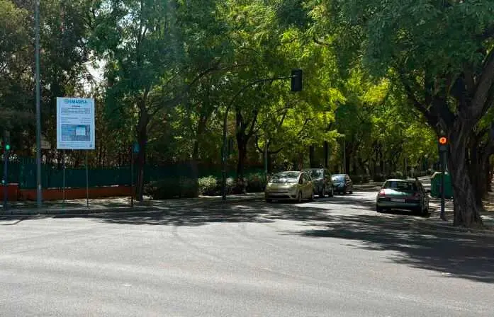 Emasesa renueva las redes de la vía fundamental de paso entre el Tiro de Línea y La Oliva