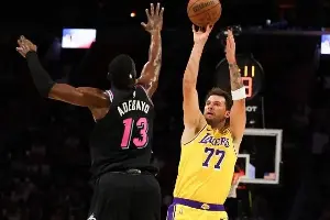 NBA: Luka Doncic nets 60 points, most allowed in Heat history, in Lakers' win