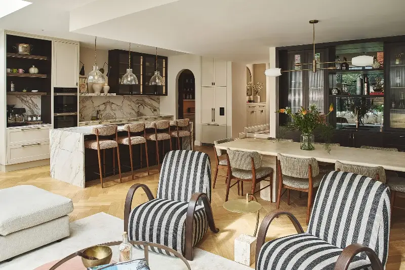A kitchen designer will be able to help you demystify how color and light interacts.  (Image credit: Malcolm Menzies. Design: Cor Domi)