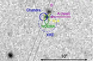 A gamma-ray burst's engine stayed active for nearly a month, breaking the previous record
