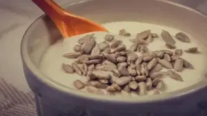 Low-Calorie 4-Ingredient Sunflower Seed Pudding with Natural Sweeteners For a Cooling Summer Dessert