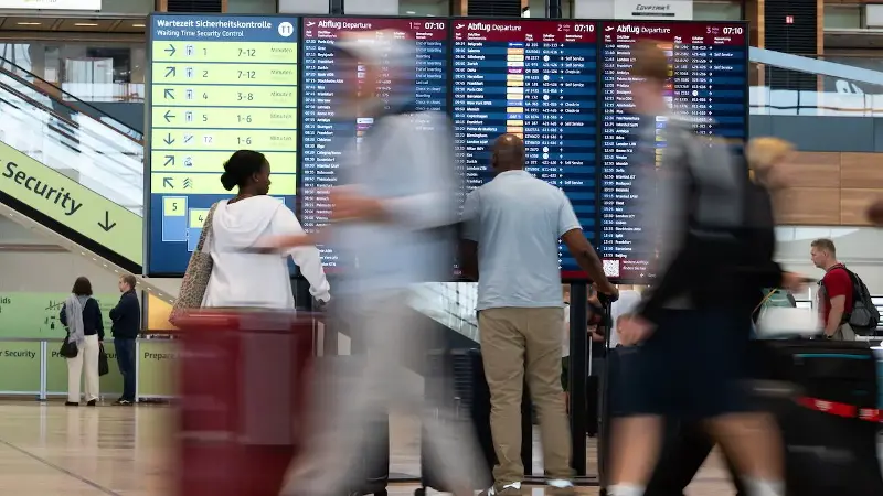 Urenlange wachtrijen op luchthavens door nieuwe EU-grenscontroles