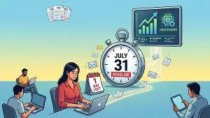 ITR deadline 2026: Govt says portal can handle 1 cr returns daily; experts explain why you shouldn't wait until July 31