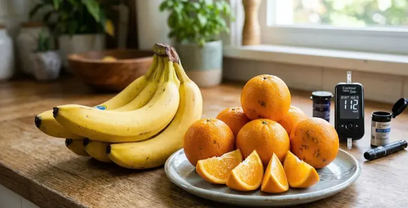 Oranges or bananas: Which fruit is better for blood sugar levels? - Image 1.