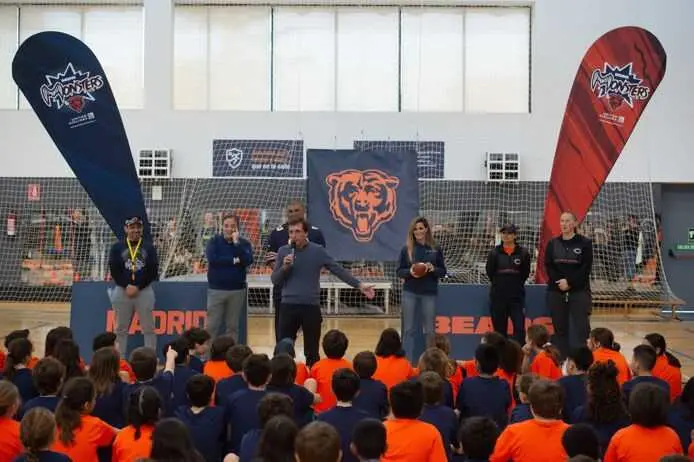 Los Chicago Bears arrancan la semana que viene su gira de clinics de 'flag football' en España
