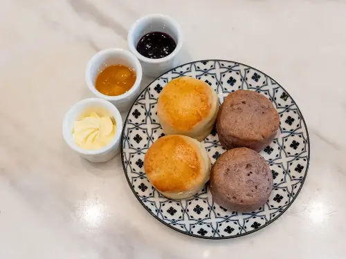 Golden Nectar Afternoon Tea Scones and Condiments
