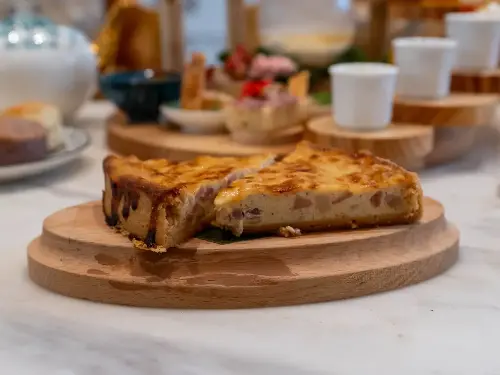 Golden Nectar Afternoon Tea Quiche Lorraine